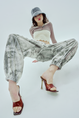 マーブルジョガーパンツ / marble jogger pant_green