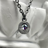 バレットバック ネックレス / Bullet Back Necklace_dark silver