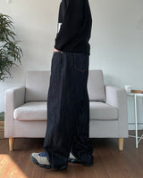 Non-fade Raw Denim Pants