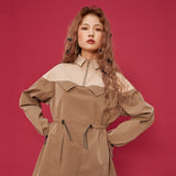 トレンチワンピース/Trench One-piece [Beige]