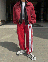 90S Russell Bicolor Line Jogger Pants (3color)