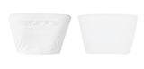 キュービックレタリングロゴチューブトップブラトップ/cubic lettering logo tube bra top (white)