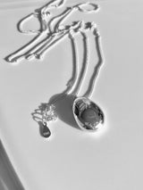 (silver925) Brush long necklace