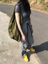 Accordion two-way cargo pants 
