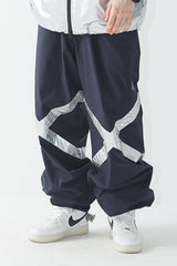 ポットXシルバーストレッチジョガーパンツ / BR2223FWPT02S0 POT-X SILVER STRETCH JOGGER PANTS NAVY