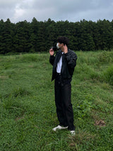 ラーセミデニムパンツ / LUR SEMI DENIM PANTS(2COLOR)