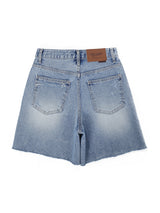 ダメージデニムショート / W1012 DAMAGE DENIM SHORT