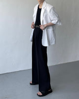 90's リネンデッキステッチオーバーサイズジャケット / 90's Linen Decki Stitch Oversized Jacket (2 colors)