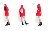 Checkboard hoodie - red (4622103052406)