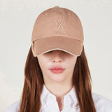 [VARZAR] 3D Monogram Pigment Over Fit Ball Cap Beige