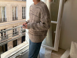 Dミックスオーバーニット / ASCLO D Mix Over Knit (3color)