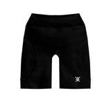 プリヴェロゴバイカーショーツ / DVRK PRIVÉ LOGO BIKER SHORTS - BLACK