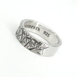 ラフ6シルバーリング / Rough6 silver ring (4596256145526)
