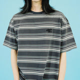 ストライプセラーEMBロゴSS Tシャツ/STRIPED SELLER EMB LOGO SS TEE CHARCOAL(CV2CMUT519A)