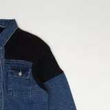 ニットデニムジャケット/ KNIT DENIM JACKET [6653]