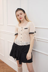 バタフライニットブラウス/butterfly knit blouse