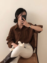 [BELLIDE MADE] Romance Corduroy Loose Fit Shirt & Shirt