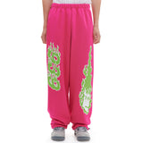 バーニングスウェットパンツ / BURNING SWEAT PANTS (CHERRY PINK)