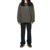 ビッグネックロゴスウェットシャツ / BIG NECK LOGO SWEATSHIRT khaki