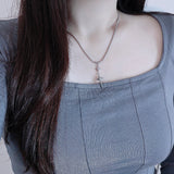 Shiny Cross Necklace