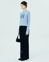 NCOVER ROMAN TYPO LONG SLEEVE-BLUE (6681165463670)