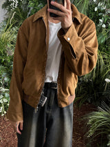 2 Low Stud Suede Jacket (2color)