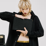 キャビアエンボクラッチ/CAVIAR EMBO CLUTCH-BLACK