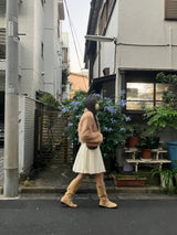 [MADE] Pudding Fur Jacket (Peach Beige)
