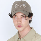 VIVRE SA VIE BALL CAP BROWN (6563459104886)
