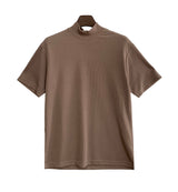 Mock Neck Short Sleeve T-Shirt (6684155641974)