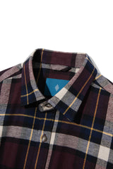 ミッドナイトワインチェックシャツ/Midnight Wine Check Shirt S110 Burgundy