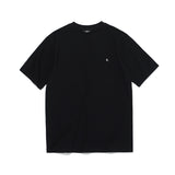 オーバーフィットマシュマロポイントショートスリーブT/OVERFIT MARSHMALLOW POINT SHORT-SLEEVED T-BLACK