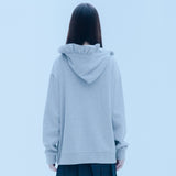 バニーラッフルフーディー/0 7 bunny ruffle hood - GREY