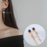Diamond Petals Piercing - Navy (fromis_9 Nakyung Piercing)