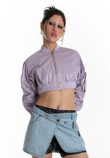 クロップボンバージャケット / CROP BOMBER JACKET