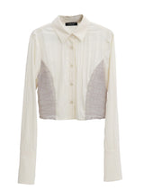 ウェーブクロップシャツ/WAVY CROPPED SHIRT