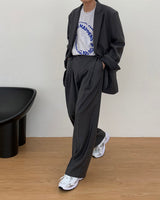 ビギ ワイド セットアップ ジャケット / CH BiGi Wide Setup Jacket (Set - Up / 2 colors)