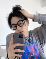 No.8629 horn-rimmed glasses