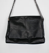 マットチェーンバッグ / matte black chain bag
