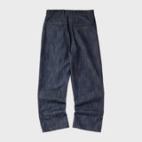 バータック デニムパンツ/BAR TACK DENIM PANTS (DEEP BLUE)