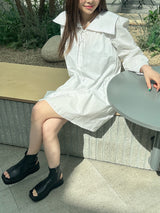 Sailor Wide Collar Dress