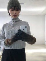 Sally two-way crop cardigan