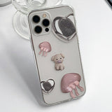 ジェリードッグシルバーハートフォーンケース / Jelly Dog Silver Heart Phone Case