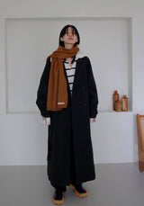 ニットスカーフ/Knitted scarf [ Beige ]