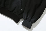 Vintage Oil Washed Hoodie (Black)