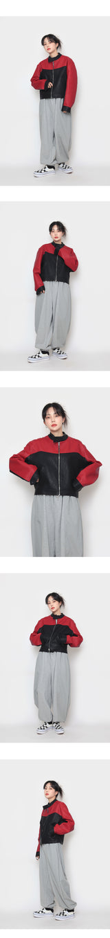 ミックスカラーリングバルーンジョガーパンツ / Mixed Coloring Balloon Jogger pants