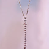 y shape necklace