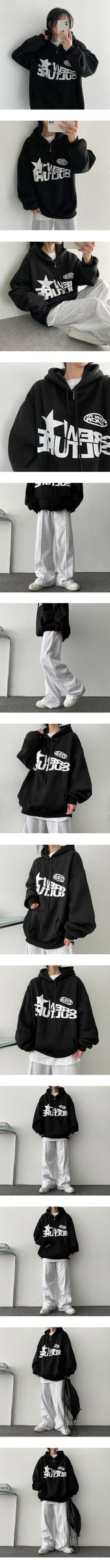 [Fleece] Cuss Slit Banded Waist Pants