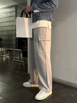 ダンブルウォッシュワイドカーゴパンツ / LMN Dumbled Washed Wide Cargo Pants (4 colors)