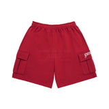 [24SS] AE LOGO CARGO SHORT PANTS RED